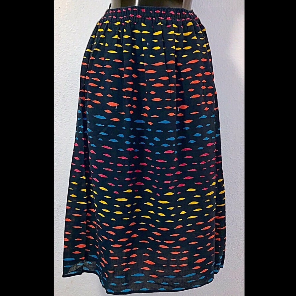 Vtg 80’s Rare RODIER PARIS Colorful Skirt